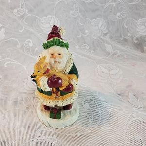 Lenox Santa holding deer